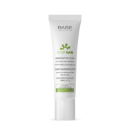 BABE STOP AKN, naktinis atkuriamasis keratolitinis fluidas su glikolio rūgštimi riebiai, į spuogus linkusiai odai, 30 ml paveikslėlis BABE STOP AKN, naktinis atkuriamasis keratolitinis fluidas su glikolio rūgštimi riebiai, į spuogus linkusiai odai, 30 ml paveikslėlis