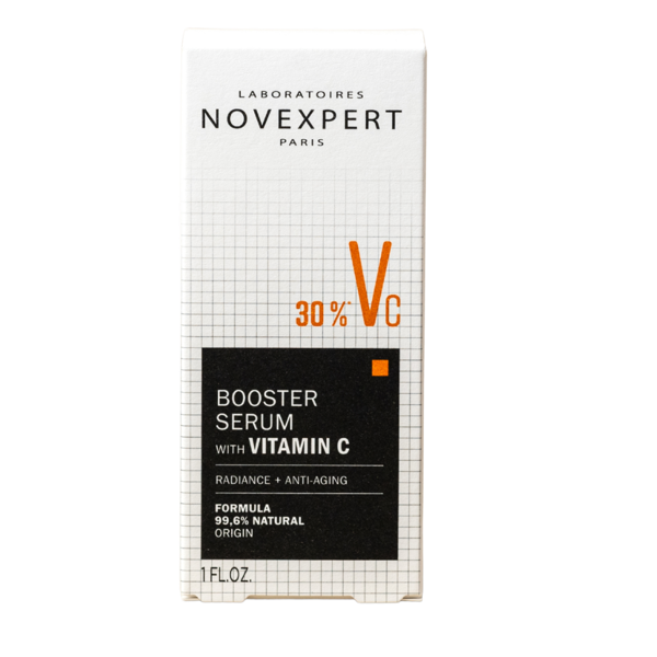 NOVEXPERT koncentruotas, stangrinamasis veido serumas su vitaminu C (30%), 30 ml