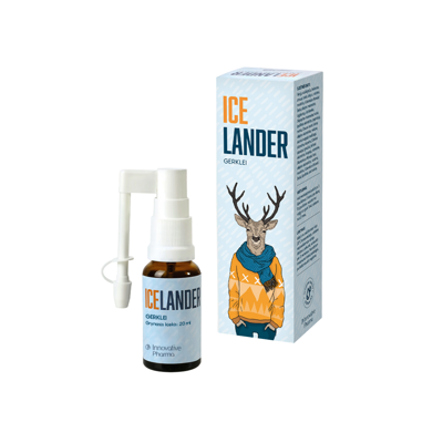 ICELANDER, purškalas skaudančiai gerklei, 20 ml paveikslėlis