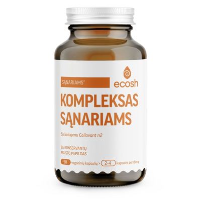 ECOSH KOMPLEKSAS SĄNARIAMS, su kolagenu Collavant n2, 90 kapsulių paveikslėlis
