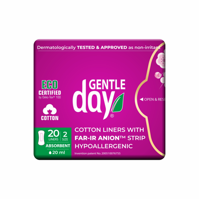 GENTLE DAY FAR-IR ANION, įklotai sugeriantys drėgmę, 20 vnt. paveikslėlis