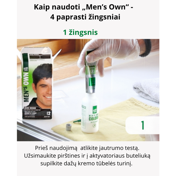 HENNAPLUS Plaukų dažai vyrams MEN‘s OWN, spalva tamsi ruda, 80 ml HENNAPLUS Plaukų dažai vyrams MEN‘s OWN, spalva tamsi ruda, 80 ml