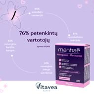 VITAVEA Manhaé Menopauzė, 60 kapsulių paveikslėlis VITAVEA Manhaé Menopauzė, 60 kapsulių paveikslėlis