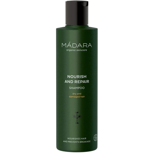 MÁDARA, Šampūnas sausiems ir pažeistiems plaukams, 250 ml