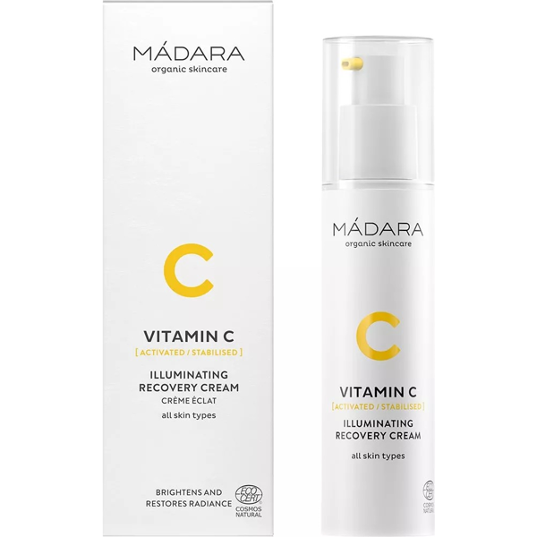 MÁDARA, Kremas su vitaminu C ILUMINATING RECOVERY, 50 ml MÁDARA, Kremas su vitaminu C ILUMINATING RECOVERY, 50 ml