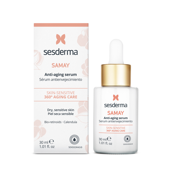 SESDERMA SAMAY, serumas su augaliniu retinoliu jautriai odai, 30 ml paveikslėlis SESDERMA SAMAY, serumas su augaliniu retinoliu jautriai odai, 30 ml paveikslėlis