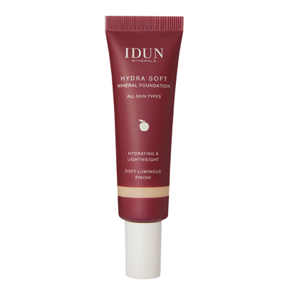 IDUN Minerals Hydra Soft skystas mineralinis makiažo pagrindas  Nr. 1257 Disa, 30 ml
