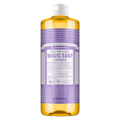 DR. BRONNER’S LAVENDER, ekologiškas skystas muilas su levandų eteriniu aliejumi, 945 ml