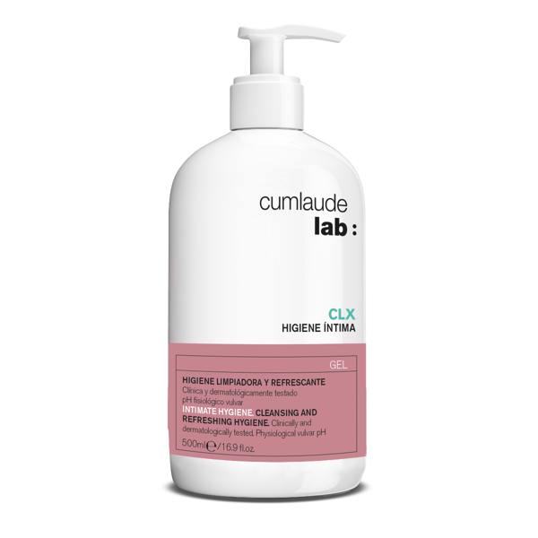 CUMLAUDE LAB CLX, intymios higienos prausiklis, gelis, 500 ml paveikslėlis CUMLAUDE LAB CLX, intymios higienos prausiklis, gelis, 500 ml paveikslėlis