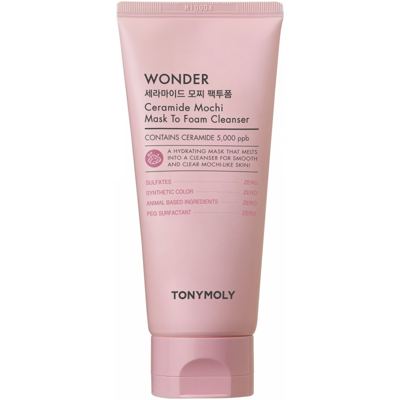 TONYMOLY Veido prausiklis-kaukė Wonder Ceramide Mochi Mask to Foam Clenser TM00007277, 120 ml