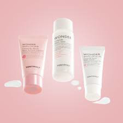 TONYMOLY Veido priežiūros priemonių rinkinys Wonder Ceramide Mochi Travel Kit TM00007425