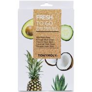 TONYMOLY Veido kaukių rinkinys Fresh To Go Sheet Mask Set TMFTGSET, 5 vnt. TONYMOLY Veido kaukių rinkinys Fresh To Go Sheet Mask Set TMFTGSET, 5 vnt.