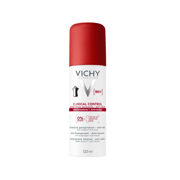 VICHY, purškiamasis dezodorantas, antiperspirantas nuo padidinto prakaitavimo, 96H, 125 ml paveikslėlis VICHY, purškiamasis dezodorantas, antiperspirantas nuo padidinto prakaitavimo, 96H, 125 ml paveikslėlis