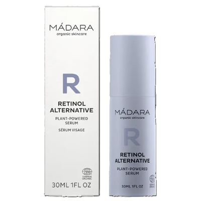 MÁDARA, Veido serumas RETINOL ALTERNATIVE, ekologiškas, 30 ml