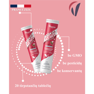 VITAVEA HYDRAFRESH INTENSE raudonųjų vaisių skonio, 20 vnt VITAVEA HYDRAFRESH INTENSE raudonųjų vaisių skonio, 20 vnt