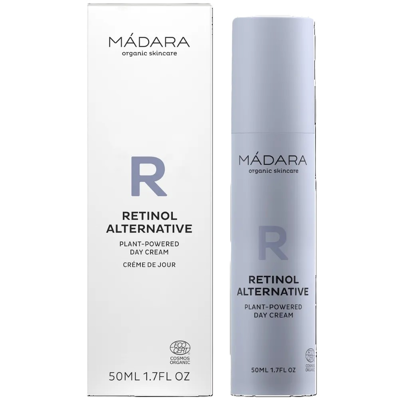 MÁDARA, Dieninis veido kremas RETINOL ALTERNATIVE, ekologiškas, 50 ml