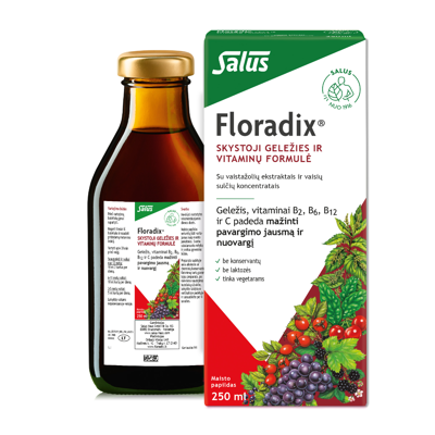 FLORADIX, skystosios geležies formulė, 250 ml paveikslėlis