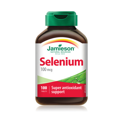 JAMIESON SELENAS, 100 mcg, 100 tablečių paveikslėlis