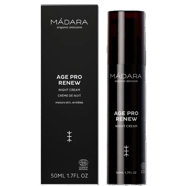 MÁDARA, Naktinis veido kremas AGE PRO RENEW, 50 ml MÁDARA, Naktinis veido kremas AGE PRO RENEW, 50 ml
