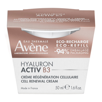AVENE EAU THERMALE, HYALURON ACTIVE B3, atkuriamojo veido kremo brandžiai odai papildymas, 50ml paveikslėlis