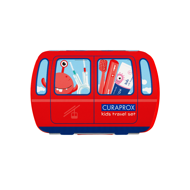 CURAPROX KIDS, kelioninis rinkinys, Travel Set, raudonas, 1 vnt. paveikslėlis