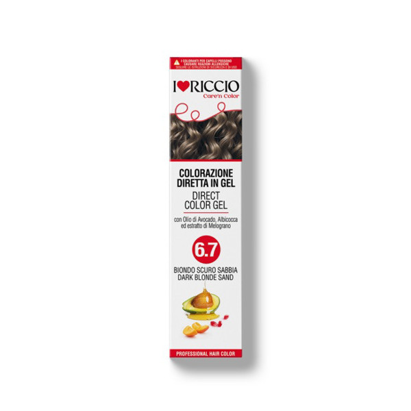 I Love Riccio geliniai tonuojantys dažai plaukams – tamsiai smėlio šviesi, 100 ml. I Love Riccio geliniai tonuojantys dažai plaukams – tamsiai smėlio šviesi, 100 ml.