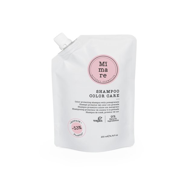 Mimare Color Care dažytų plaukų šampūnas su granatų ekstraktu, 200 ml Mimare Color Care dažytų plaukų šampūnas su granatų ekstraktu, 200 ml
