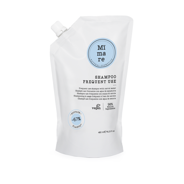 Mimare FREQUENT USE kasdieninis šampūnas su morkų ekstraktu, 480 ml Mimare FREQUENT USE kasdieninis šampūnas su morkų ekstraktu, 480 ml