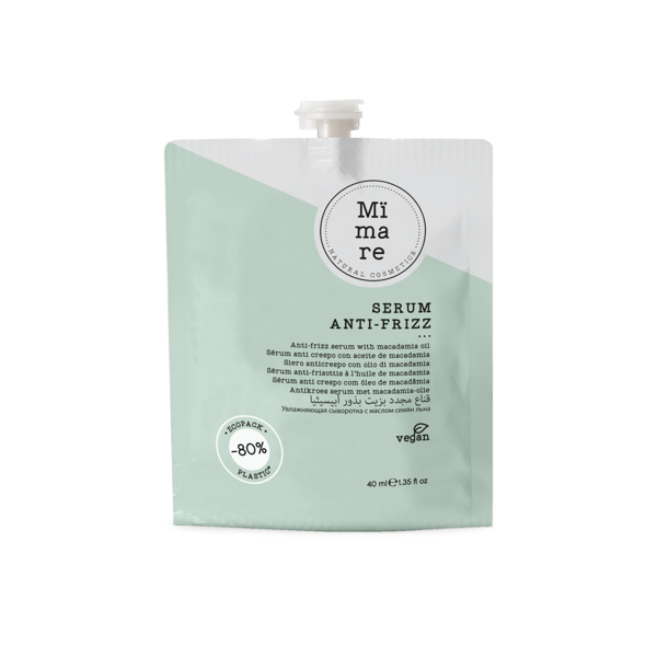 Mimare ANTI FRIZZ glotninamasis plaukų serumas su makadamijų aliejumi, 40 ml Mimare ANTI FRIZZ glotninamasis plaukų serumas su makadamijų aliejumi, 40 ml