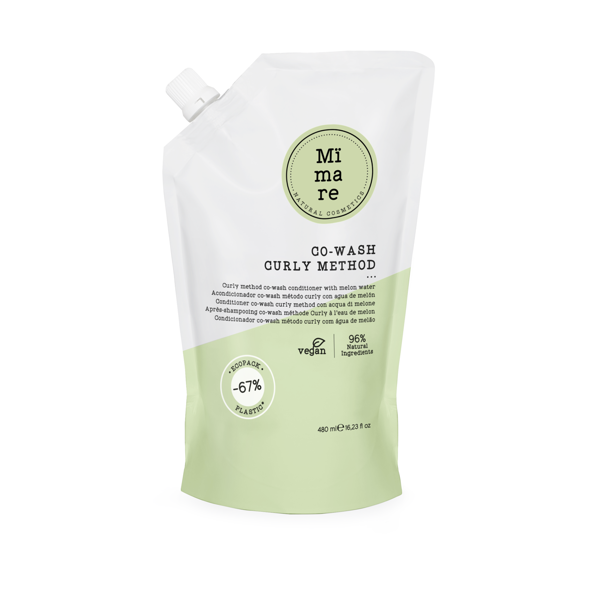 Mimare CURLY METHOD CO WASH valomasis garbanotų plaukų kondicionierius su melionų ekstraktu, 480 ml Mimare CURLY METHOD CO WASH valomasis garbanotų plaukų kondicionierius su melionų ekstraktu, 480 ml