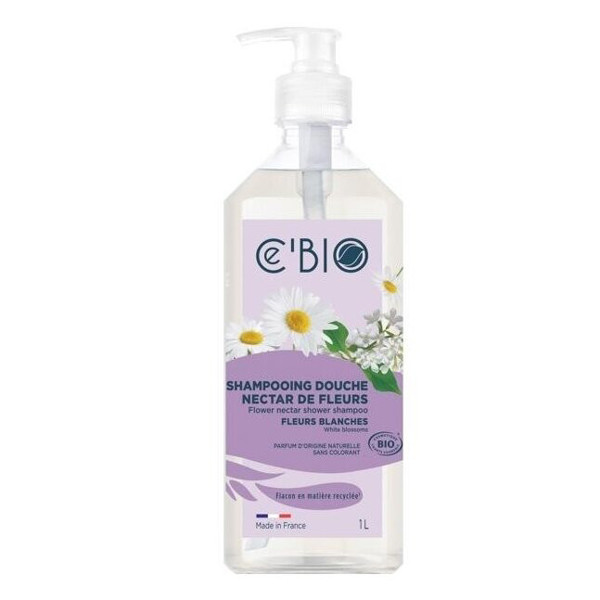 Ce' BIO dušo ir plaukų šampūnas 2in1 su baltųjų gėlių aromato, 1l Ce' BIO dušo ir plaukų šampūnas 2in1 su baltųjų gėlių aromato, 1l
