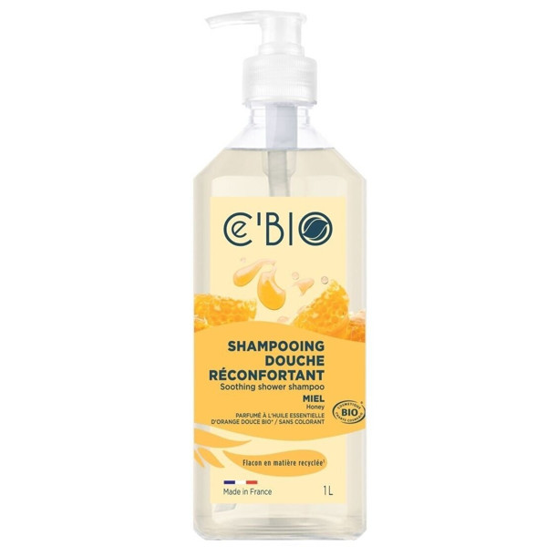 Ce' BIO dušo ir plaukų šampūnas 2in1 su medumi, 1l