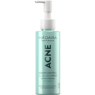 MÁDARA, Probleminės odos prausiklis ACNE SEBUM CONTROL, 140 ml