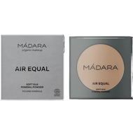 MÁDARA, Švelni šilkinė mineralinė pudra "Air Equal", 1 FAIR, 9 g MÁDARA, Švelni šilkinė mineralinė pudra "Air Equal", 1 FAIR, 9 g