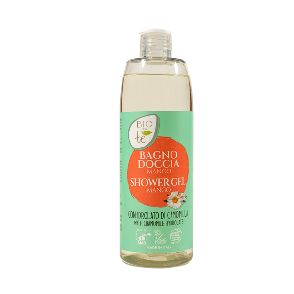 BIOconTe Dušo gelis su mangais ir ramunėlių hidrolatu, 400 ml paveikslėlis BIOconTe Dušo gelis su mangais ir ramunėlių hidrolatu, 400 ml paveikslėlis