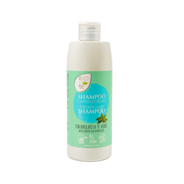BIOconTé šampūnas riebiems plaukams su žaliosios arbatos hidrolatu, 300 ml BIOconTé šampūnas riebiems plaukams su žaliosios arbatos hidrolatu, 300 ml