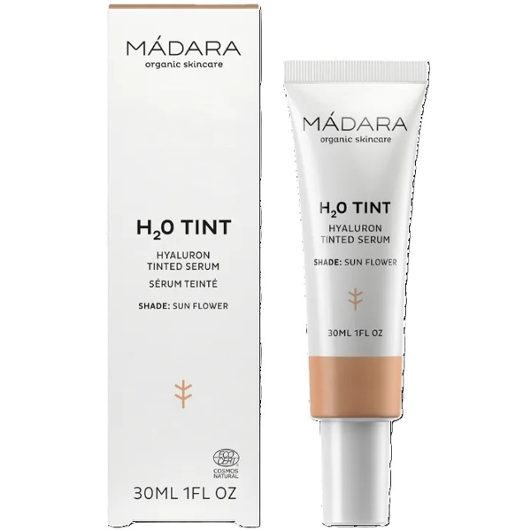 MÁDARA, Drėkinamasis veido serumas su atspalviu "H2O Tint", 3 SUN FLOWER, 30 ml MÁDARA, Drėkinamasis veido serumas su atspalviu "H2O Tint", 3 SUN FLOWER, 30 ml