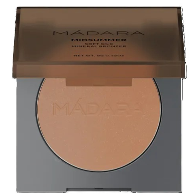 MÁDARA, Švelnus šilkinis mineralinis bronzantas MIDSUMMER, 1 HEAT, 9 g