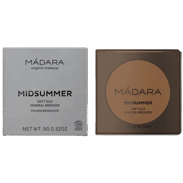 MÁDARA, Švelnus šilkinis mineralinis bronzantas MIDSUMMER, 1 HEAT, 9 g