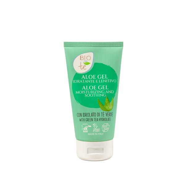 BIOconTe drėkinamasis ir raminamasis alavijų gelis su žaliosios arbatos hidrolatu, 150 ml