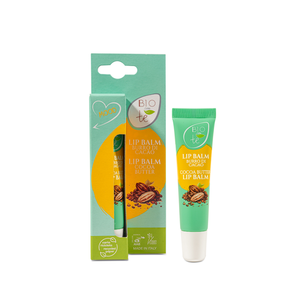 BIOconTe lūpų balzamas su kakavos ir migdolų aliejais, 15 ml BIOconTe lūpų balzamas su kakavos ir migdolų aliejais, 15 ml