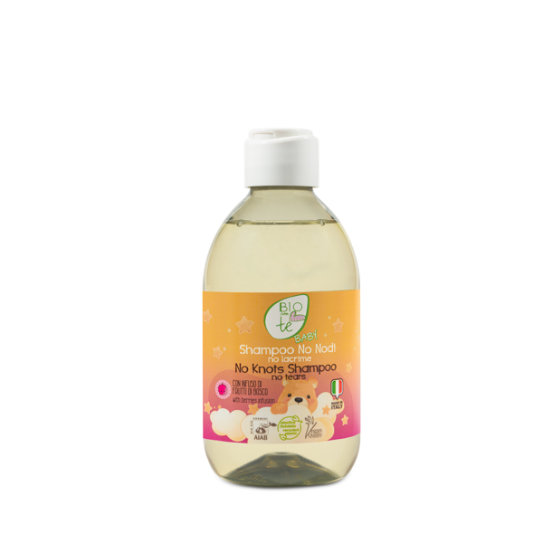 BIOconTe BABY vaikiškas šampūnas su uogų užpilu "Jokių ašarų, vėlimosi", 300 ml