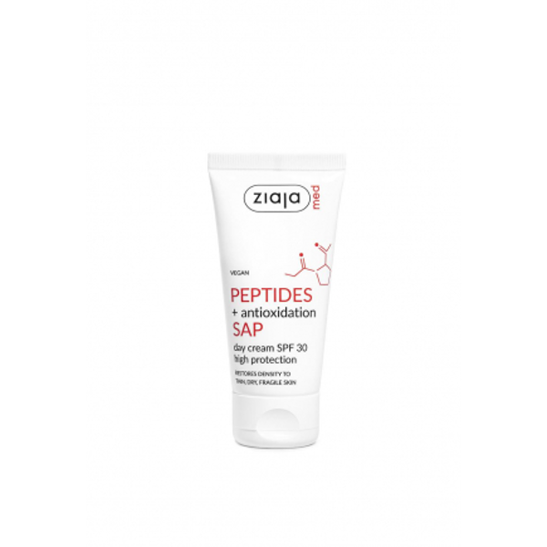 ZIAJA MED DIENINIS VEIDO KREMAS SU PEPTIDAIS SPF30 50ml