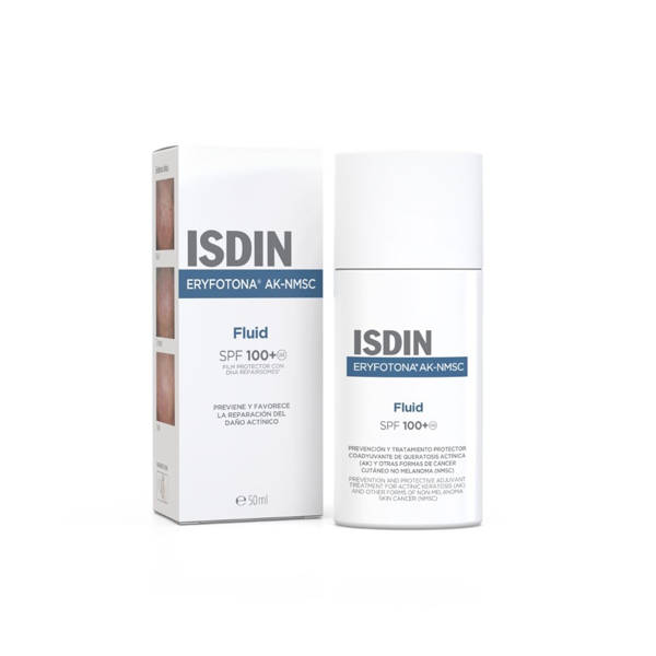 ISDIN, ERYFOTONA AK-NMSC SPF100+, apsauginis fluidas nuo saulės, 50ml paveikslėlis ISDIN, ERYFOTONA AK-NMSC SPF100+, apsauginis fluidas nuo saulės, 50ml paveikslėlis