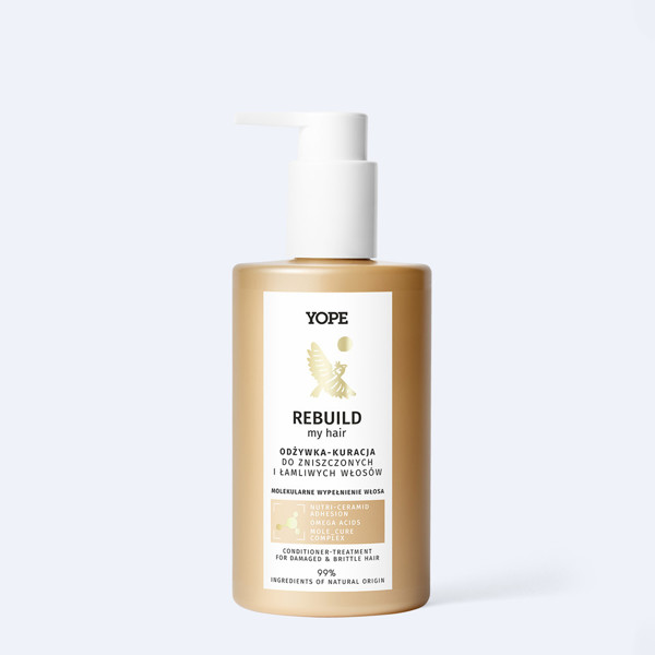 YOPE „Rebuild My Hair” plaukų kondicionierius, 300 ml. YOPE „Rebuild My Hair” plaukų kondicionierius, 300 ml.