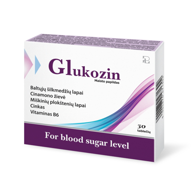 GLUKOZIN, 30 tablečių paveikslėlis