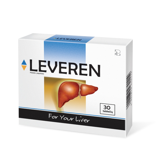 LEVEREN, 30 tablečių paveikslėlis LEVEREN, 30 tablečių paveikslėlis