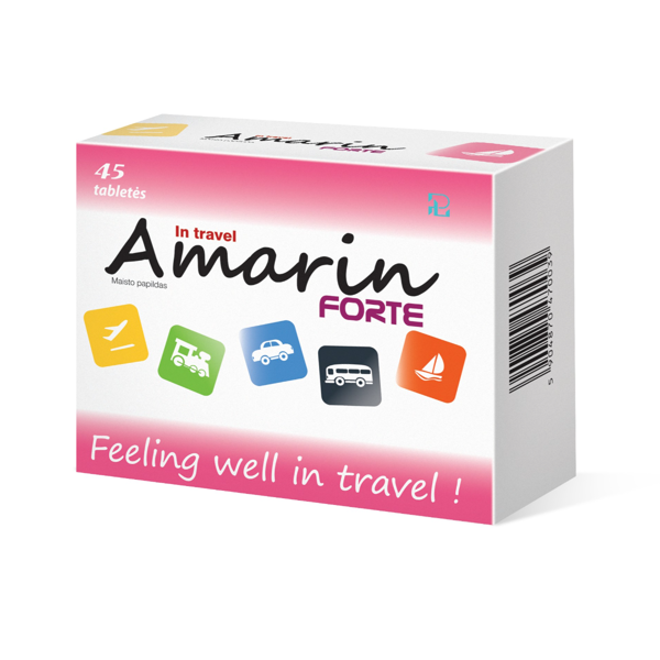 AMARIN FORTE, 45 tabletės paveikslėlis AMARIN FORTE, 45 tabletės paveikslėlis