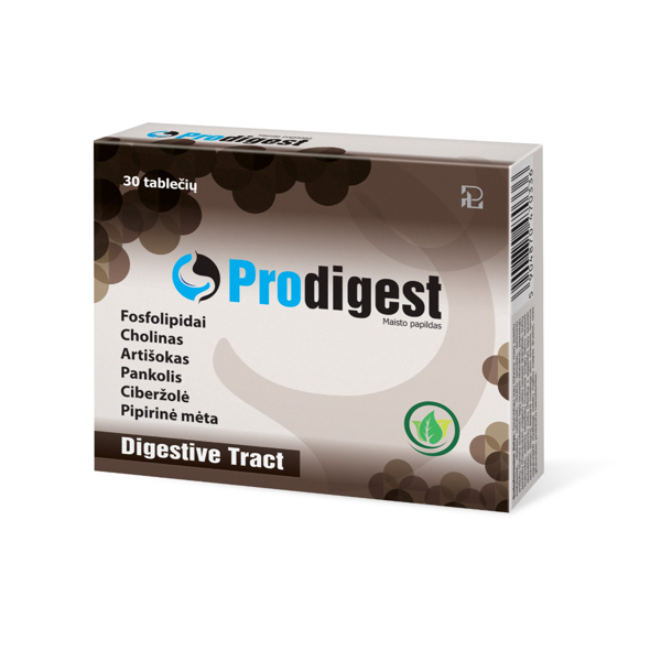 PRODIGEST, 30 tablečių paveikslėlis PRODIGEST, 30 tablečių paveikslėlis