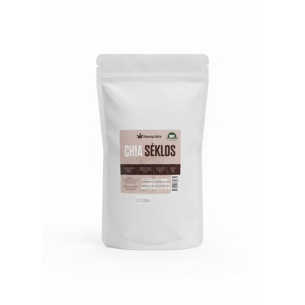KANAPŪKIS Chia sėklos 1 kg